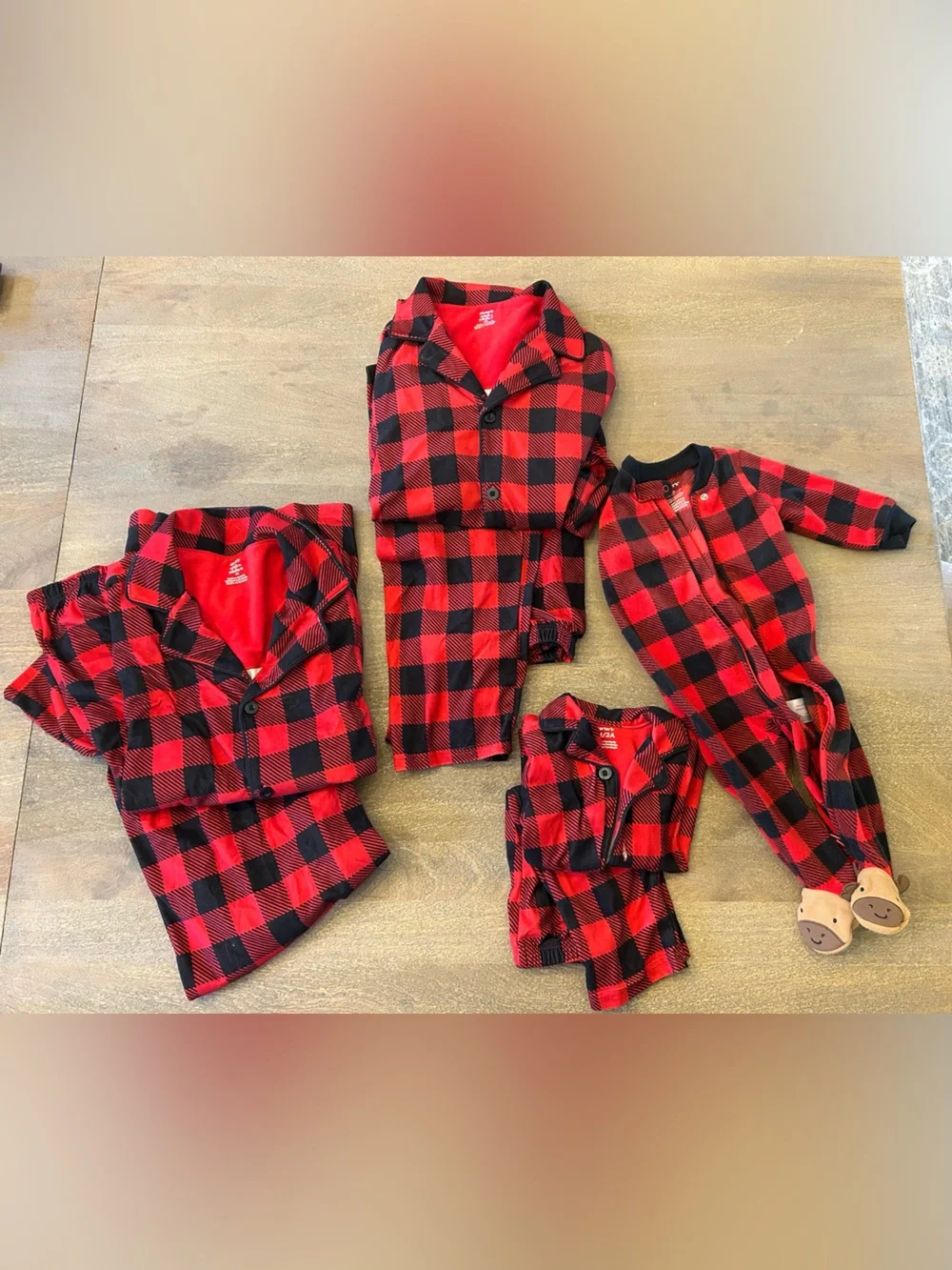 Matching Family Red & Black Buffalo Plaid Pajamas